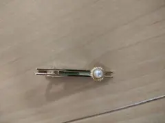 パールデザイン ネクタイピン ゴールドカラー メンズ フォーマルのサムネイル