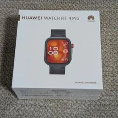 【新品】HUAWEI WATCH FIT 4 Pro ブラック スマートウォッチ