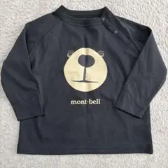 mont-bell クマの顔プリント Tシャツ 80