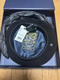 最終値下げlaulhere 黒 ベレー帽 新品未使用タグ付き