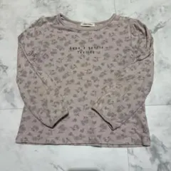 花柄長袖カットソー