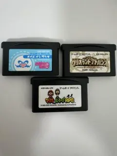 ゲームボーイアドバンスソフト3本セット