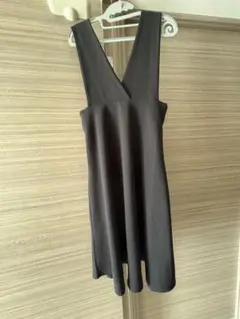 ジャンパースカート（ワンピース）　黒　Freeサイズ　ジャンスカ