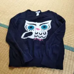 FOREVER 21 フクロウデザイン 長袖カットソー S