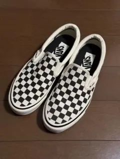 Vans チェッカー　スリッポン