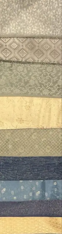掛け軸用 表装裂地 99×200 裏打ち済 生地 布 表装店保管 ハンドメイド