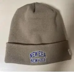 NEW ERA ニット帽 ベージュのサムネイル