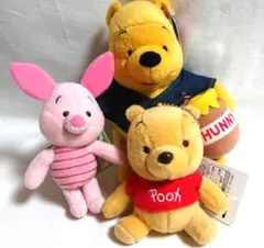 お値下げ中‼【新品】プーさん ぬいぐるみ 3点セット