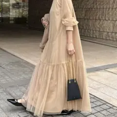 CAPRICIEUX LE'MAGE オケージョンアイテムチュールハイネック