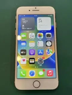 【中古】《画面に難あり》Apple iPhone 8　ゴールド 64GB 本体