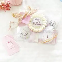 月齢ロゼット　成長記録や出産祝いに♡ マンスリーフォト　月齢フォト　マタニティ