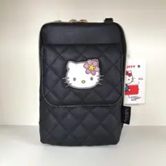 サンリオ　ハローキティ　キルティング　キルト　ショルダーバッグ　スマホケース