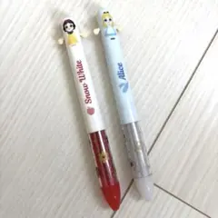 新品未使用♡ディズニー プリンセス 白雪姫 アリス ボールペン 2点セットのサムネイル
