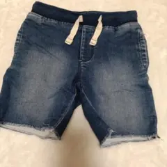babyGapデニムブルー ハーフパンツ ゴムウエスト110