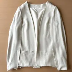 極美品　Diagram グレースコンチネンタル　ボレロジャケット　ノーカラーのサムネイル