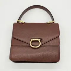 ラルフローレン Stirrup Satchel レザー ウェリントンハンドバッグ 