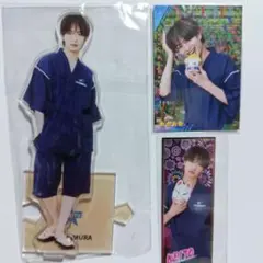 FANTASTICS木村慧人トラキンBIGアクスタ甚平ver＋カード＋ステッカー