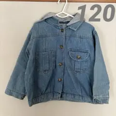 フード付きデニムジャケット