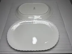 NARUMI ボーンチャイナ　約38cm 楕円皿　２枚