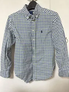 Ralph Lauren チェック柄キッズ長袖シャツ 140センチ