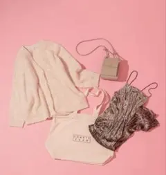 lowrysfarm my favorite bag キャミワンピース 淡色女子
