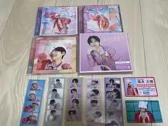 福本大晴　恋の上昇気流CD4形態＋人生4カット、カードセット