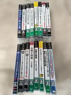 PS3ソフト16本まとめ売り！FF/ドラクエH/アトリエ/ネプV/テイルズ　他
