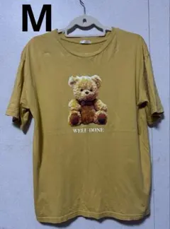 COLZA ハニーズ クマ柄 半袖 Tシャツ オーバサイズ M レディース
