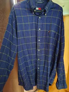 TOMMY HILFIGER チェック柄 長袖シャツ L　ヴィンテージ　古着