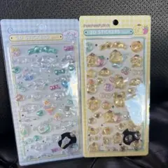 シナモロール・ポムポムプリン 3Dステッカーセット