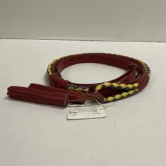 Vivienne Westwood レア オーブ スカル 型抜き ベルト 赤 Vivienne Westwood レア オーブ スカル 型抜き ベルト 赤 Vivienne