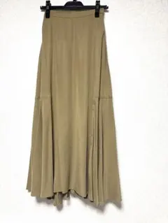 【新品タグ付】ギャラルダガランテ とろみ美シルエットフレアロングスカート S