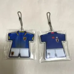 サッカー日本代表 ユニフォームアクリルチャーム ビスケットNo.7 No.8