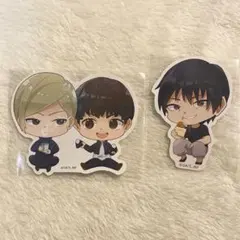 呪術廻戦 ファミリーマート ステッカー 伏黒甚爾　灰原雄＆七海建人　2枚セット