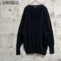 UNIQLO【XL】エクストラファインメリノリラックスフィットVネックセーター