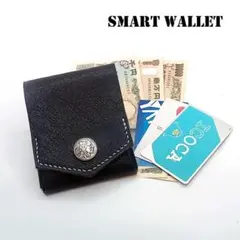 新作レザー札入れカードケースミニウォレットコンパクトマネークリップスマートスリム