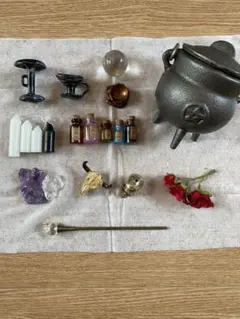 ミニチュア　魔女の儀式セット