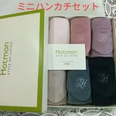 クリスマスSALE⚠️Hotmanベロア調　ミニタオルイニシャル入⚠️箱無し発送