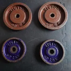 ダンベルプレート 5kg×2枚 2.5kg×2枚 計4枚のサムネイル
