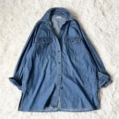 アパートバイ Apart by 石岡真実 コラボ デニム シャツ オーバーサイズ