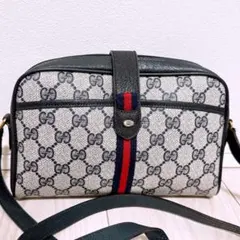『美品』GUCCI(グッチ)ショルダーバッグ　PVC シェリーライン