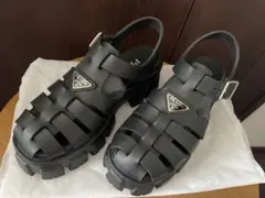 PRADA プラダ モノリス ラバー サンダルブラック 36のサムネイル