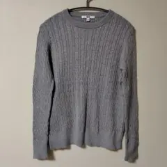 【美品】ユニクロ　長袖セーター　XLサイズ カシミヤ5%