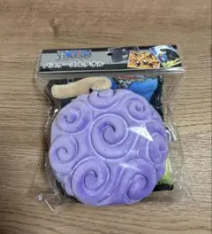 ワンピース　悪魔の実　パスケース&ミニタオル　①ゴムゴムの実