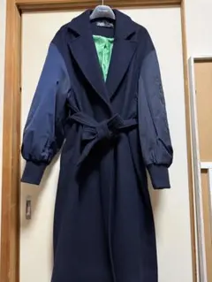 【美品】ZARAザラMA-1袖のロングコートL