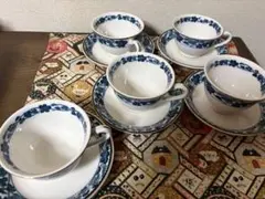中国 景徳鎮 蛍手 ティーカップ&ソーサー 6客 未使用品 - メルカリ