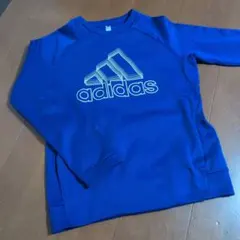 adidas　アディダス　トレーナー　ブルー　 サイズ150