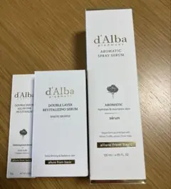 ダルバ　ホワイトトリュフセラム、バーム　アロマティクスプレーセラム