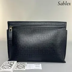 新品未使用 ロエベ メンズ リピート アナグラム クラッチバッグ セカンドバッグ