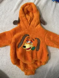 babydoll オレンジ犬着ぐるみ